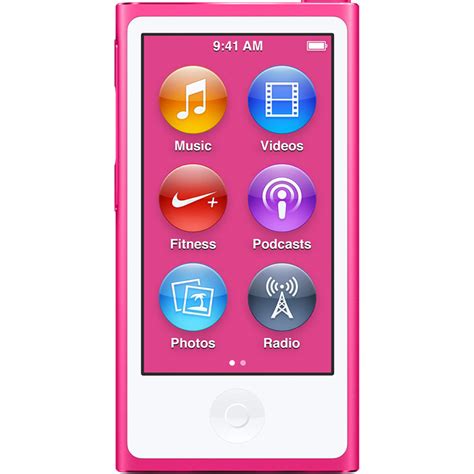 Apple 16gb Ipod Nano Pink 7th Generation 2015 Model