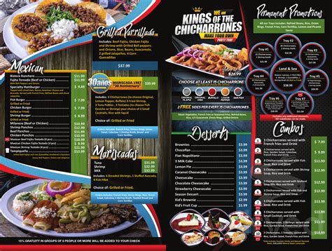 Villa Del Mar Restaurant menus in McAllen, Texas, United States
