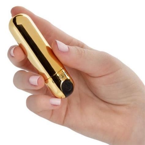 Rechargeable Hideaway Bullet Gold Sex Toys At Adult Empire