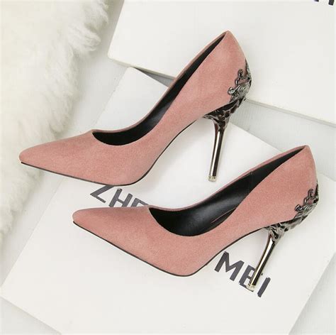 Newest Red Bottom High Heels Shoes Genuine Leather Womans Pumps Crystal