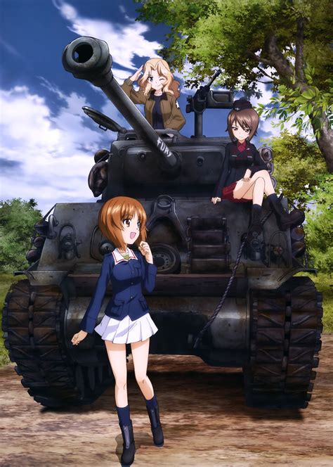 Girls Und Panzer Kay Girls Und Panzer Miho Nishizumi Maho Nishizumi Minitokyo