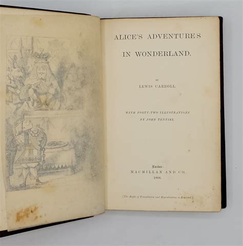 alice s adventures in wonderland von carroll lewis [charles lutwidge dodgson] very good 1866