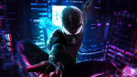 Amazing Spiderman Cyberpunk Hd Games 4k Wallpapers
