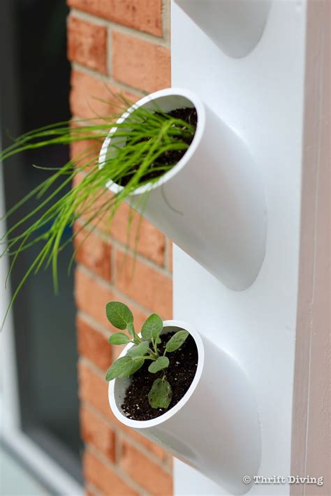 How To Make An Herb Garden Planter Using Pvc Piping In 2020 Herb