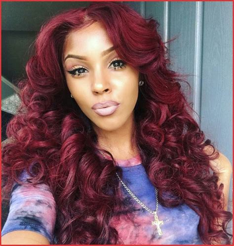 Colorful Weave Hairstyles 128864 Red Curls Slay Queen S Hair Pinterest