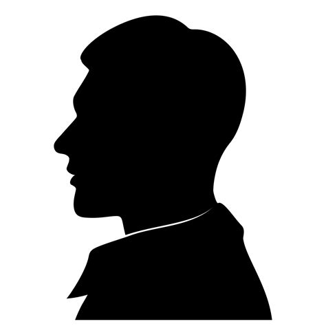 Man Head Silhouette Side