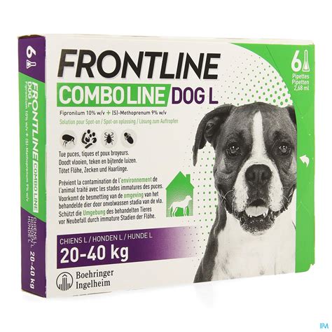 Frontline Combo Line Dog L 20 40kg 6x268ml — Apotheek De Splenter Etikhove
