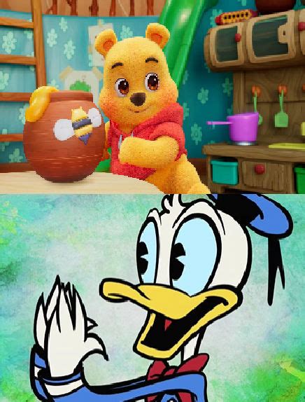 Happy Donald Duck Loves New Winnie The Pooh By Daniysusamigos On Deviantart