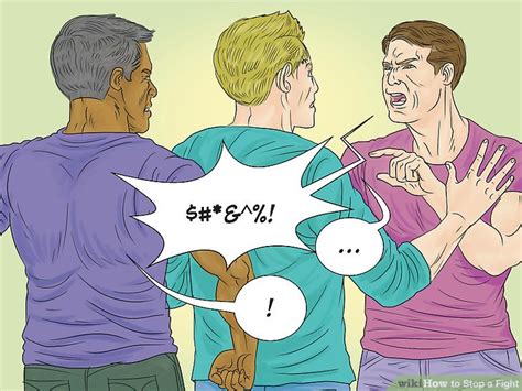 How To Stop A Fight With Pictures Wikihow
