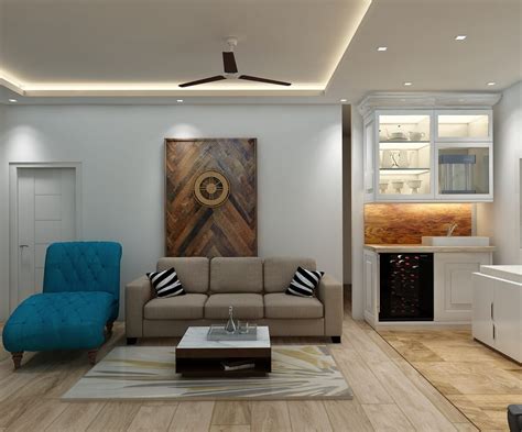 Modern And Elegant 2bhk Flat Interior Design In Boral South Kolkata