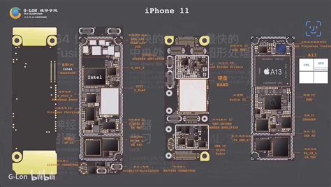 Wuxinji cell phone schematic diagrams iphone 6 6plus backlight capacitor for iphone logic board motherboard repair, 17v 25v 35v. Domestic Maintenance Institutions Publish Internal Structure Diagram of the iPhone 11: Double ...