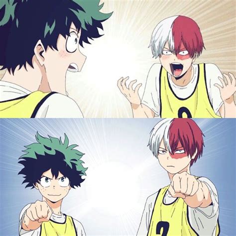 Izuku And Shouto Boku No Hero Academia Personajes De Anime Memes