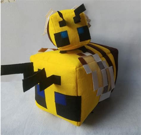 Minecraft Bee Plush Etsy