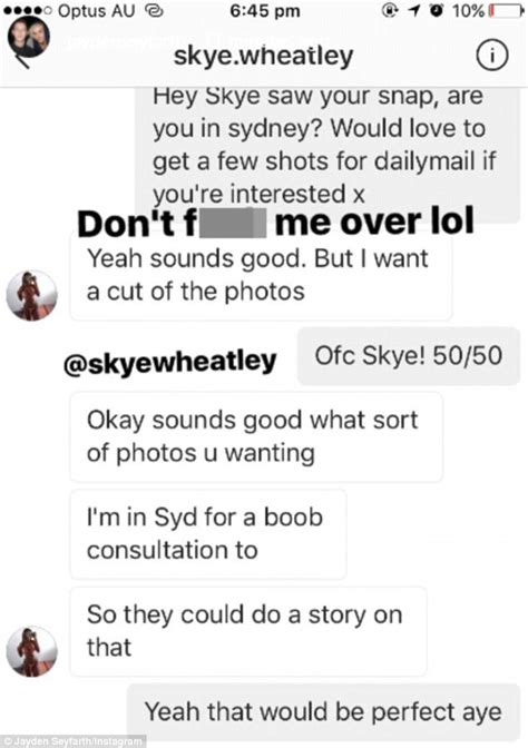 View latest posts and stories by @juliane_seyfarth juliane seyfarth in instagram. Big Brother's Skye Wheatley exposed for staging paparazzi | Daily Mail Online