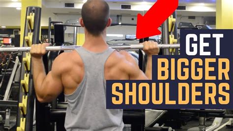 Big Shoulders Workout 6 Exercises For Massive Shoulders Youtube