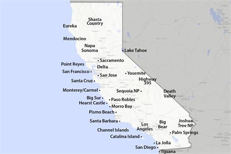 Maps Of California Created For Visitors And Travelers