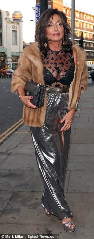 Lizzie Cundy Shows Off Her Curves In Racy Silver Gown At Bash Daily