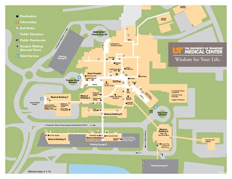 Map Of University Of Tennessee Medical Center Aulaiestpdm Blog