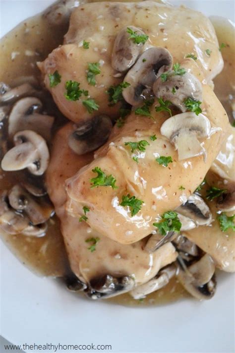 Slow Cooker Chicken Marsala The Healthy Home Cook