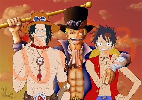 Ace Sabo Luffy Wip By Yousam On Deviantart