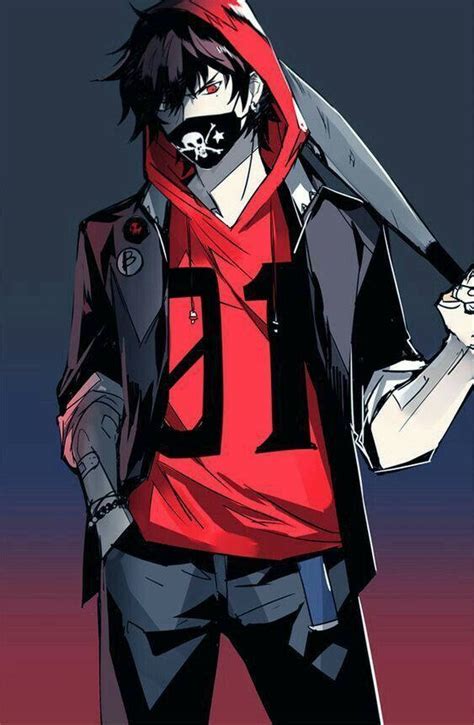 Download Anime Bad Boy With Baton Wallpaper