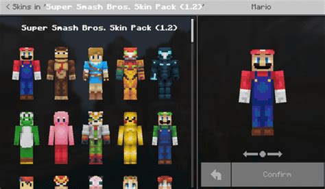 Super Smash Bros Skin Pack 121 Update Mc Skin Packs