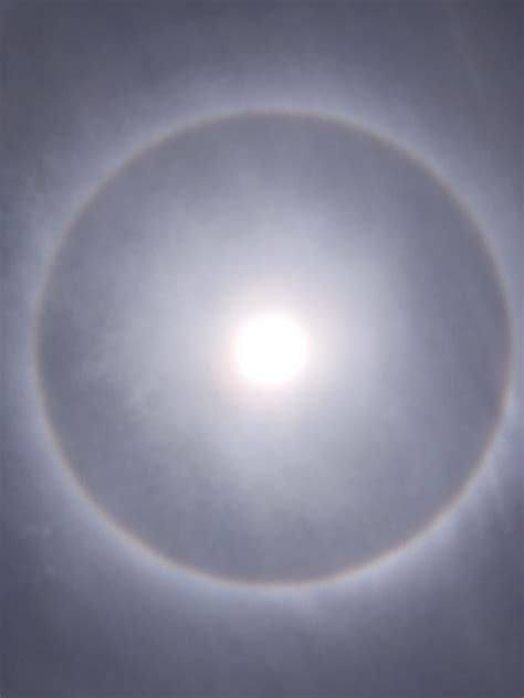 what s causing that ring around the sun