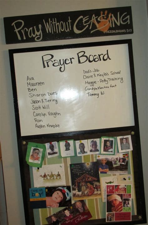 Prayer Board Template