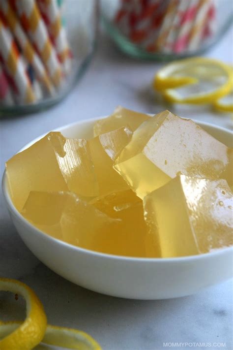 Naturally Sweetened Lemon Gelatin Recipe Copycat Jello Recipe