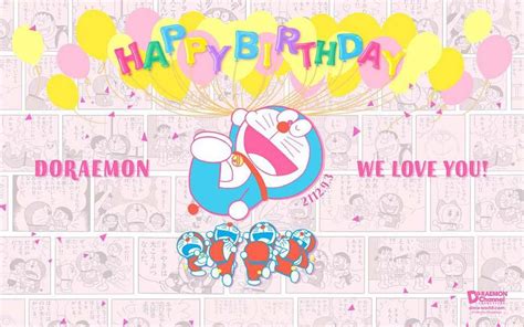 Happy Birthday Doraemon Doraemon Doraemon Wallpapers Happy Birthday