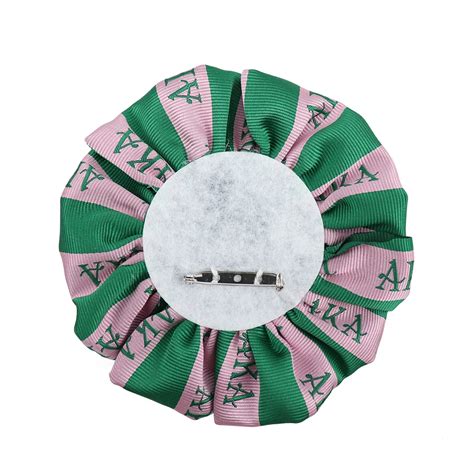 Hot Selling Green Pink Striped Custom Logo Corsage Cheap Polyester