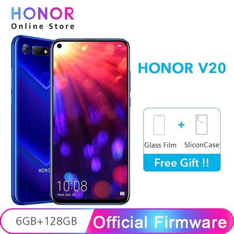 Original Huawei Honor View 20 6gb 128gb Smartphone Honor V20 Android 9