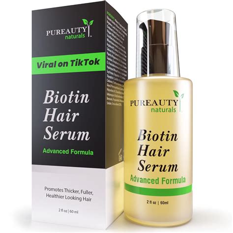 Buy Pureauty Naturals Biotin Hair Growth Serum Advanced Topical