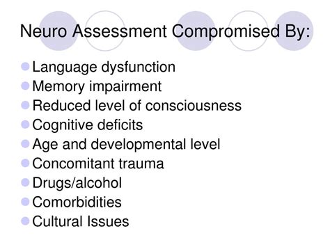 Ppt Neurological Assessment Powerpoint Presentation Free Download