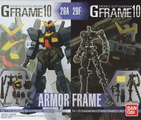 Bandai Gframe 10 Armor Frame Rx 178 Gundam Mk Ii Titans 29a29f