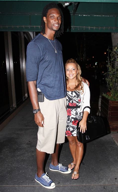 adrienne williams picture 1 chris bosh seen outside madeo s restaurant