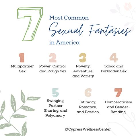 7 Most Common Sexual Fantasies In America