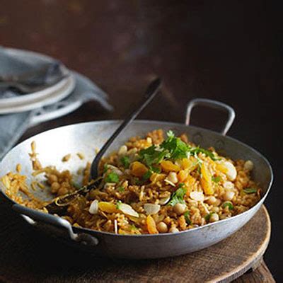 Turkish Rice Pilaff With Chick Peas And Apricots
