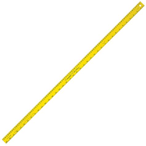 Swanson Ae140 Yellow Thermally Fused Aluminum Meter Stick