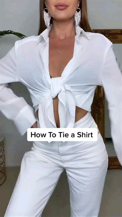 How To Tie A Shirt Pinterest