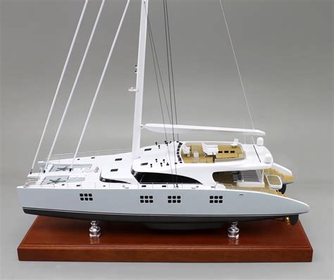 Sd Model Makers Catamaran Sailboat Replica Model