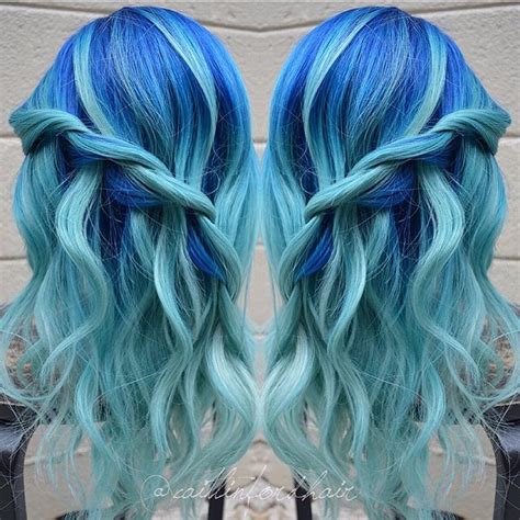 Rockabilly blue hair dye color. 20 Icy Light Blue Hair Ideas