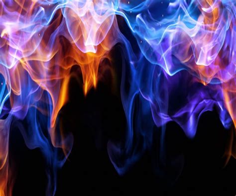 Red And Blue Fire Wallpaper Blue Flames Blue Aesthetic Dark Flame Art