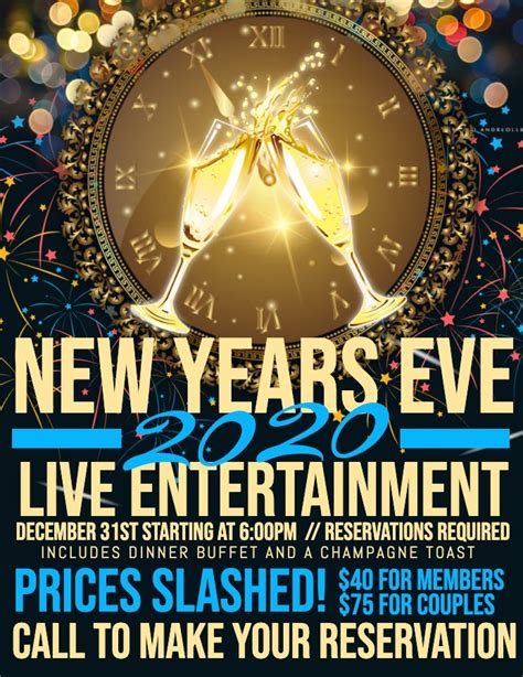 New Years Eve Party W Live Entertainment North Central Florida Fl