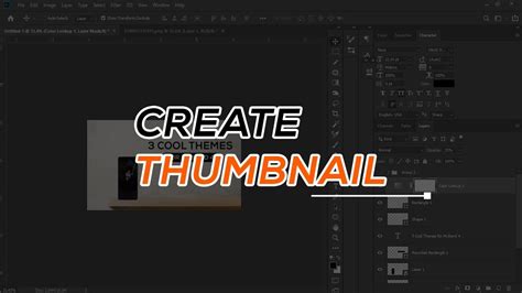 How To Create Youtube Video Thumbnail With Photoshop Cs6cc In 2020