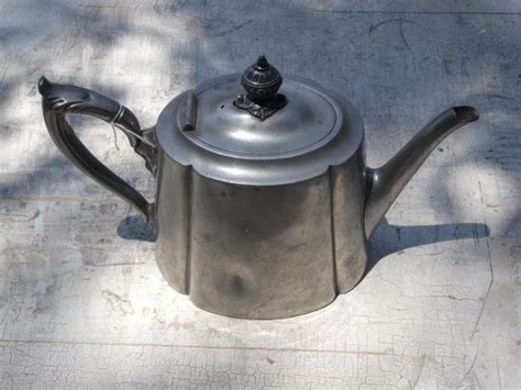 Philip Ashberry And Sons Sheffield Silver Plate Teapot 1900s Decorative