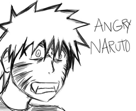 Angry Naruto Sketch By Shadow Chan15 On Deviantart