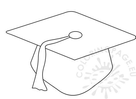 Graduation Cap Coloring Page Printable Printable Word Searches