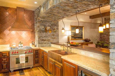 Telluride Colorado Rustic Kitchen Denver By Kelly Weldon Design