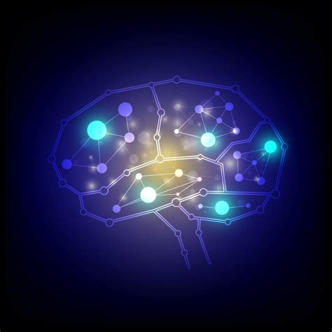 Premium Vector Brain Connections Background